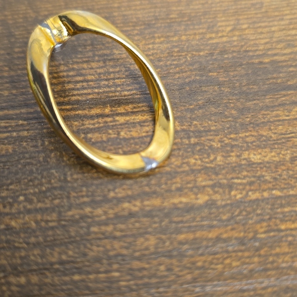 Goldtone Hoop Earrings - Picture 7 of 7